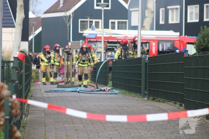 Explosiegevaar door gas bij brand