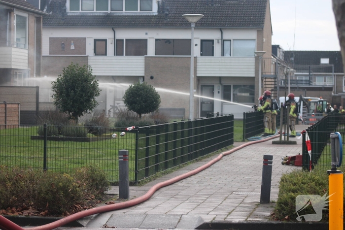 Explosiegevaar door gas bij brand