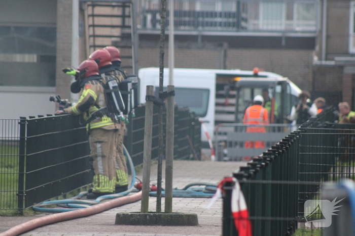 Explosiegevaar door gas bij brand