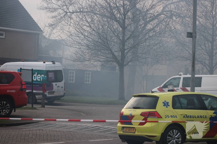 Explosiegevaar door gas bij brand