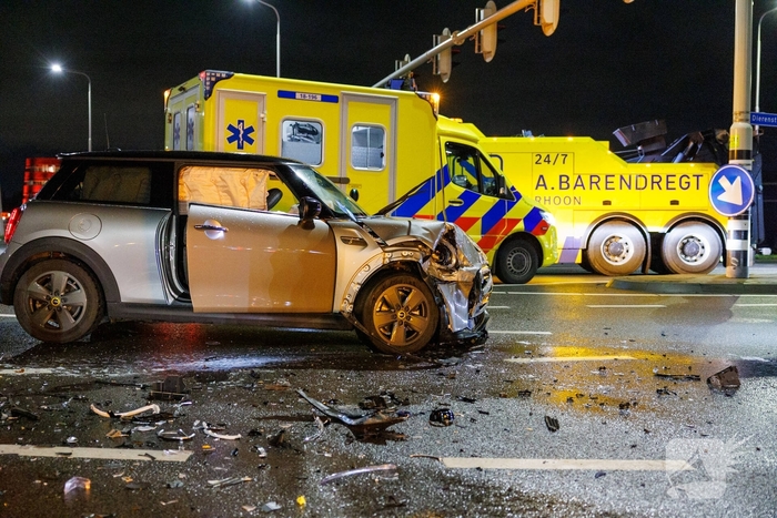 Ernstig ongeval met meerdere gewonden bij aanrijding