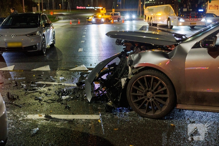 Ernstig ongeval met meerdere gewonden bij aanrijding