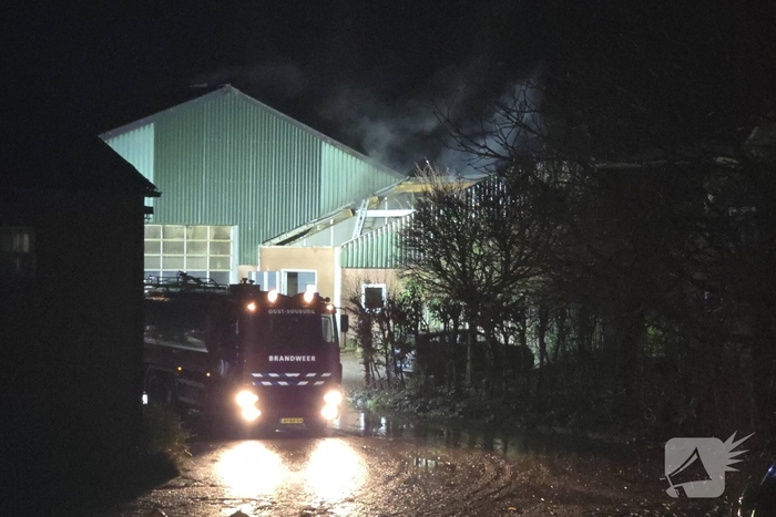Middelbrand bij agrarisch bedrijf