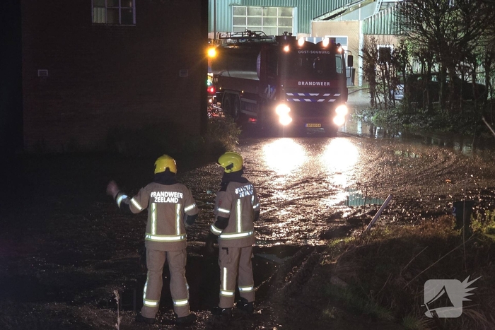 Middelbrand bij agrarisch bedrijf