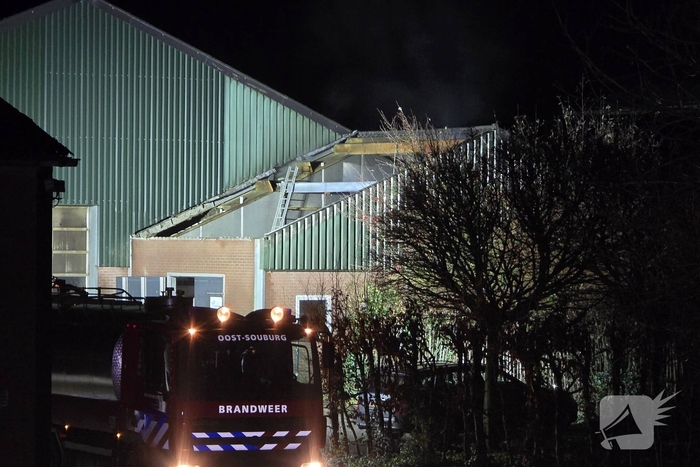 Middelbrand bij agrarisch bedrijf