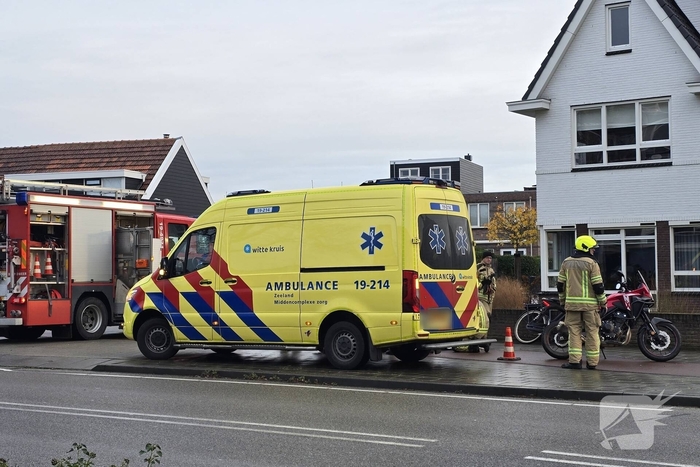 Fietser raakt bekneld bij ongeval