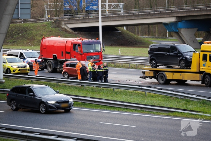 Meerdere auto's betrokken bij ongeval op snelweg