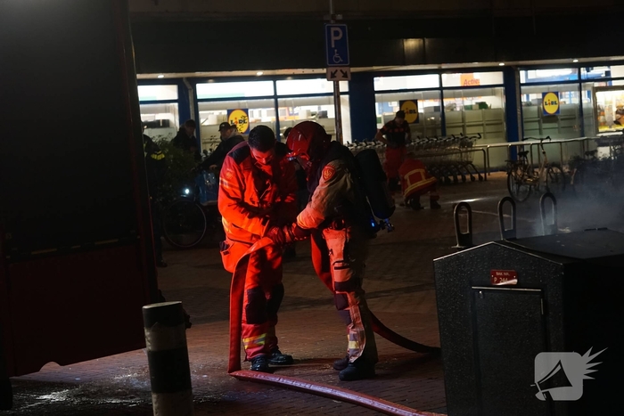 Vuur in ondergrondse container gedoofd