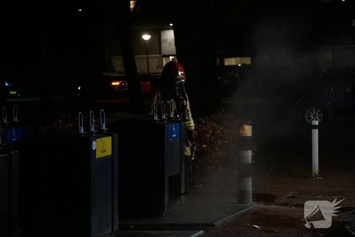 Vuur in ondergrondse container gedoofd