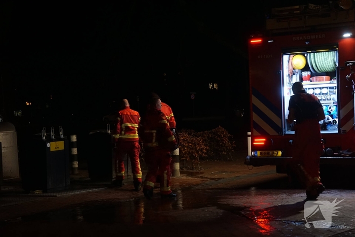 Vuur in ondergrondse container gedoofd