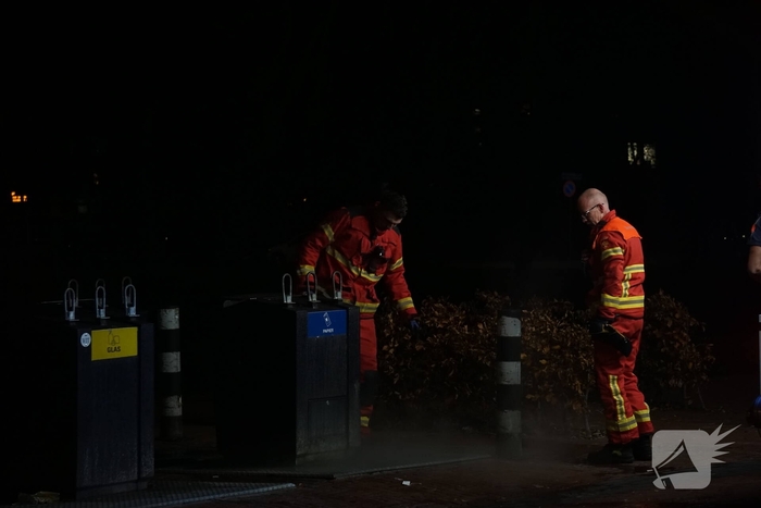 Vuur in ondergrondse container gedoofd