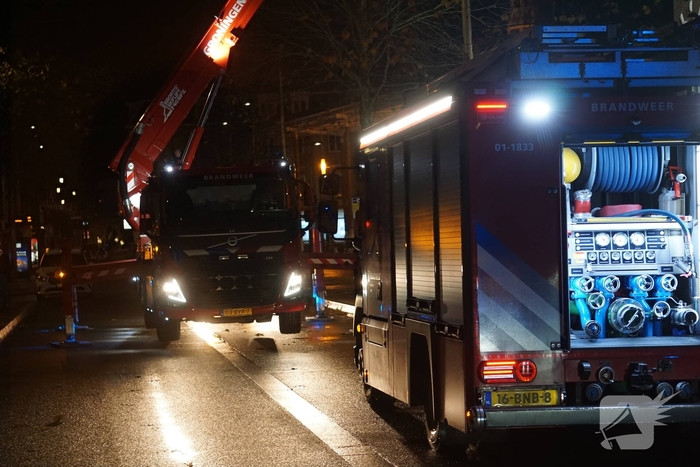 Woningbrand in studentenhuis geblust