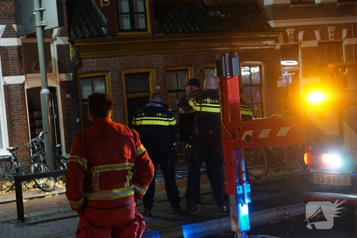Woningbrand in studentenhuis geblust