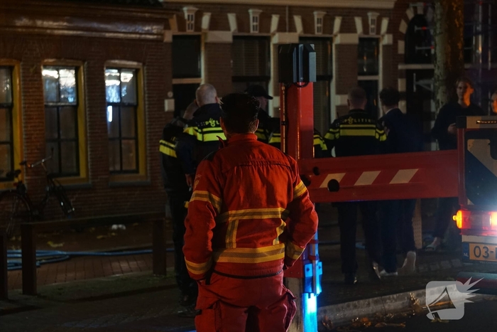 Woningbrand in studentenhuis geblust
