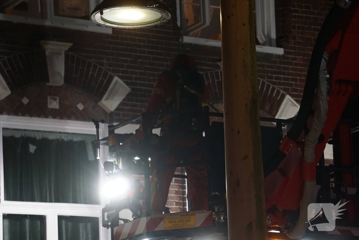 Woningbrand in studentenhuis geblust