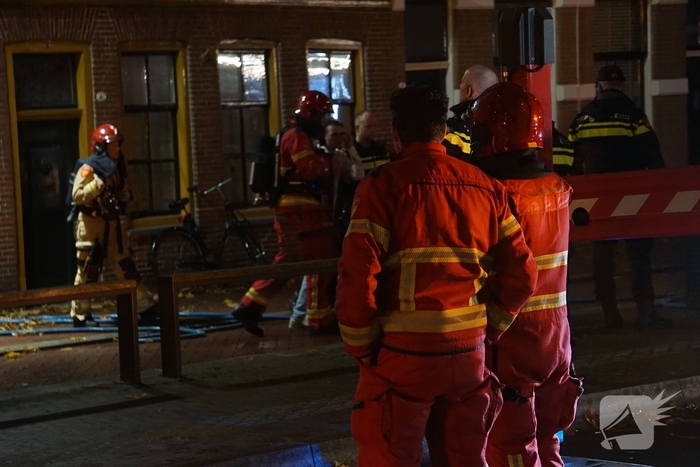 Woningbrand in studentenhuis geblust