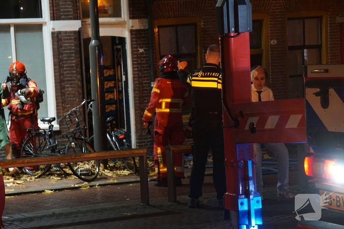Woningbrand in studentenhuis geblust