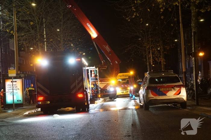 Woningbrand in studentenhuis geblust