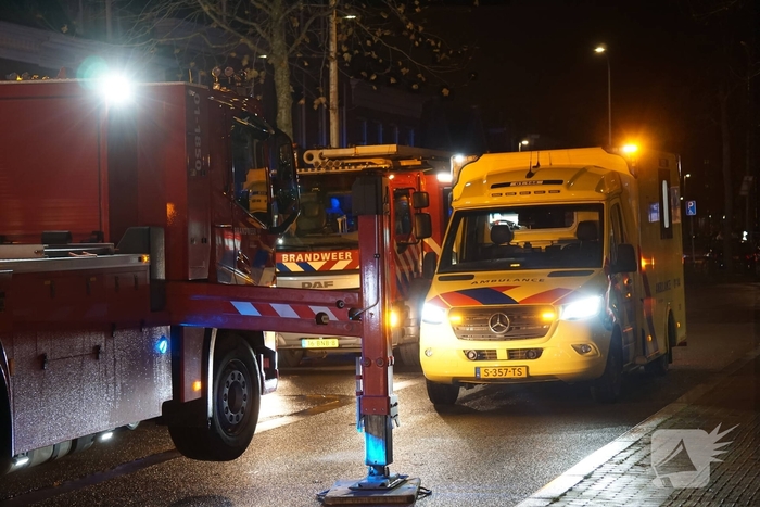 Woningbrand in studentenhuis geblust