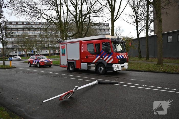 Ongeluk met gevaarlijke stoffen aan tankstation