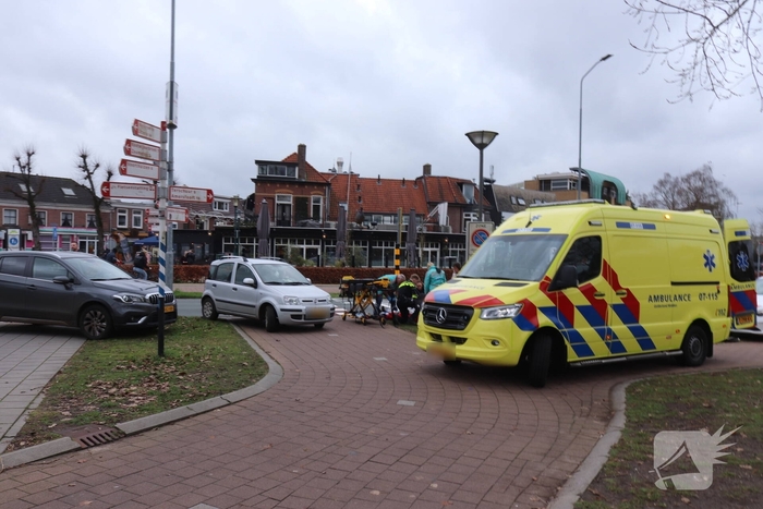 Fietser gewond bij aanrijding