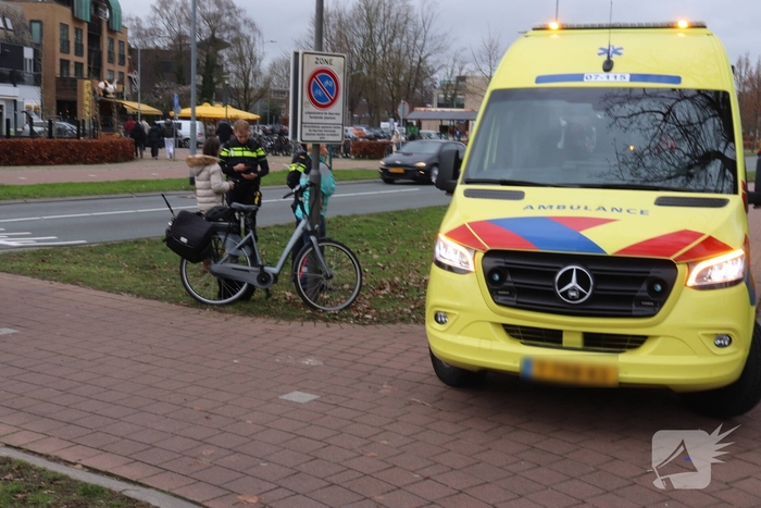 Fietser gewond bij aanrijding