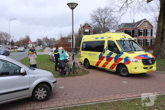 Fietser gewond bij aanrijding