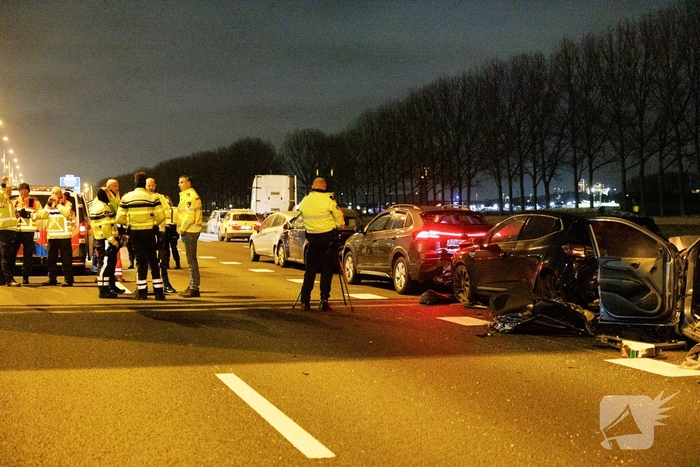 Zeven gewonden na ernstig ongeval