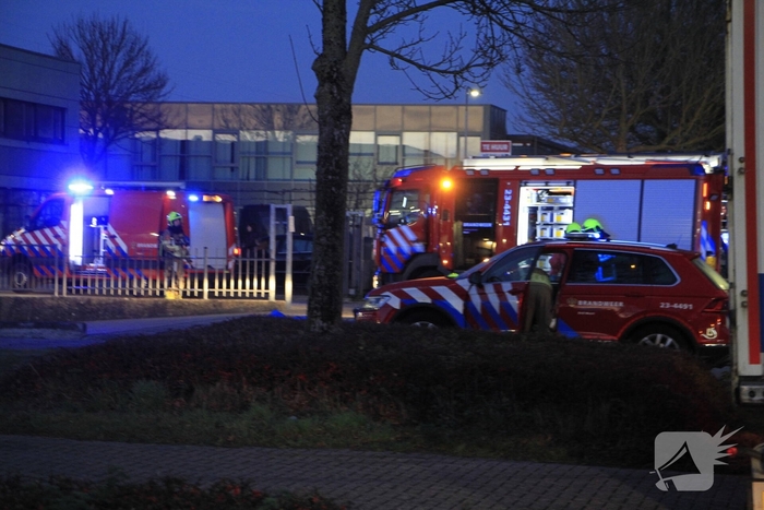 Hulpdiensten reageren op incident met gevaarlijke stoffen