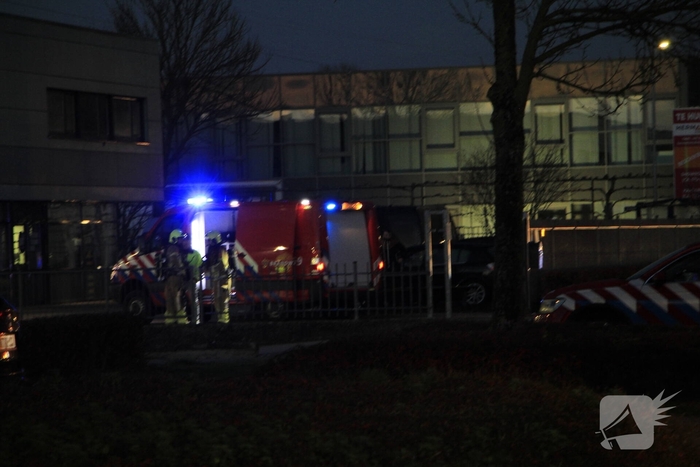 Hulpdiensten reageren op incident met gevaarlijke stoffen