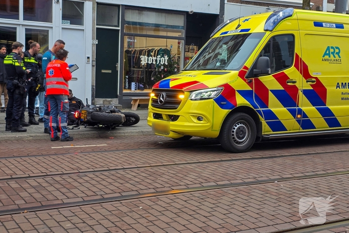 Motorrijder naar ziekenhuis na ongeval