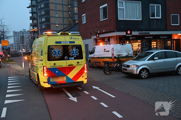 Botsing tussen fatbike en auto leidt tot gewonde