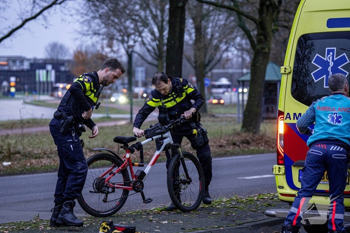 Fietser gewond bij aanrijding met auto
