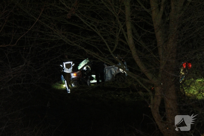 Bestuurder raakt gewond bij ongeval