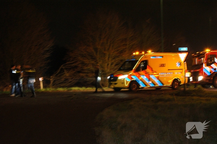 Bestuurder raakt gewond bij ongeval