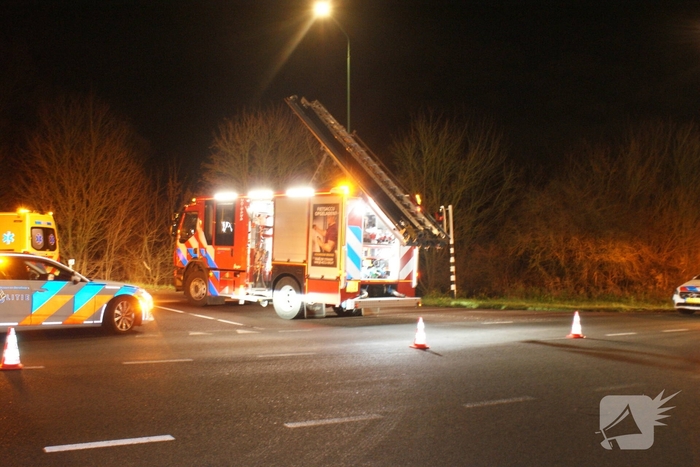 Bestuurder raakt gewond bij ongeval