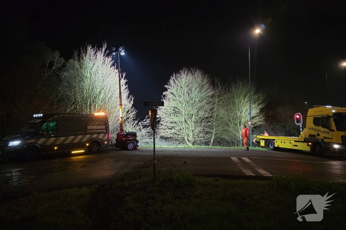 Bestuurder raakt gewond bij ongeval