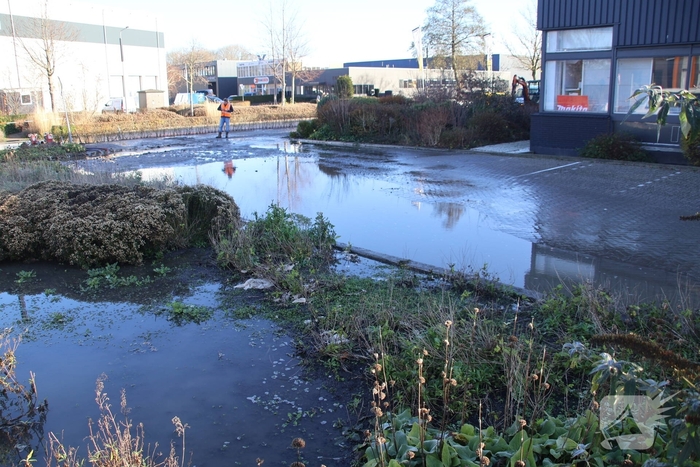 Straten onder water door lekkage