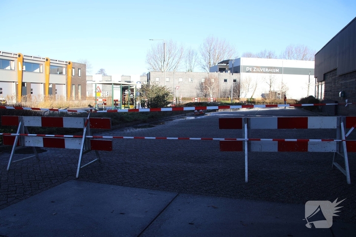 Straten onder water door lekkage