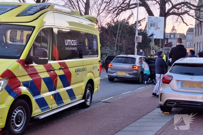 Ambulancedienst ingezet na kop-staartbotsing
