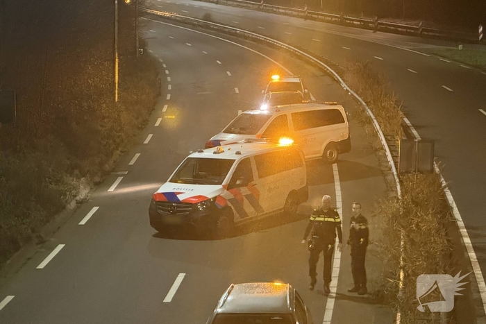 Flinke schade bij kop-staart botsing op provinciale weg