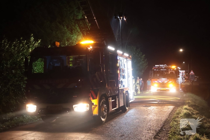 Brand in opslagschuur snel onder controle