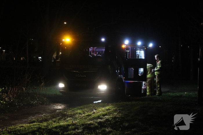 Scooter gaat volledig in vlammen op