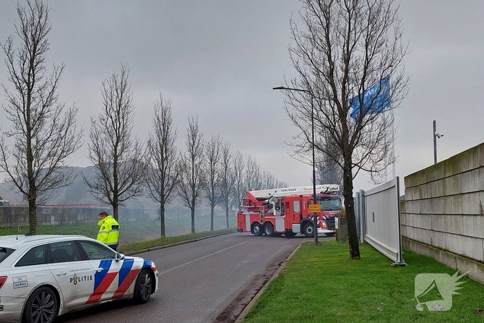 Brand in riet zorgt voor rookoverlast