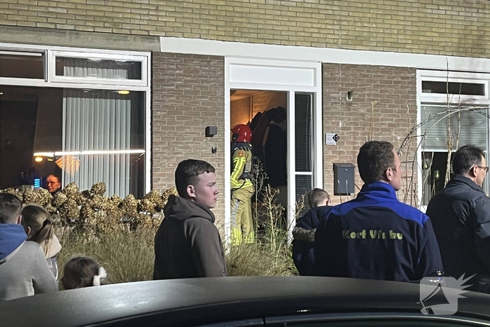 Brandweer snel in actie bij woningbrand