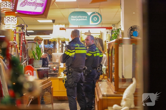 Overval op kringloopwinkel zonder gewonden