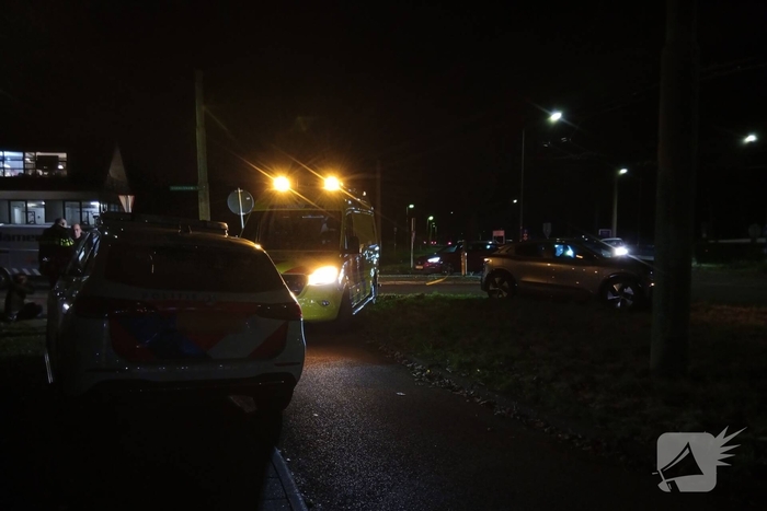 Verkeersongeval met fietser en auto