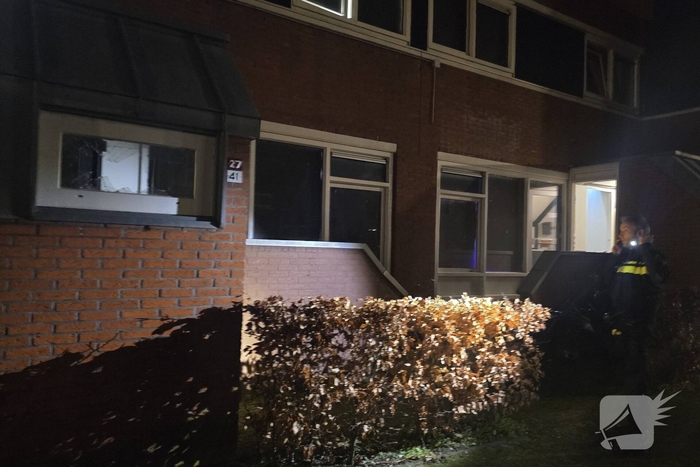 Explosie veroorzaakt schade aan woning