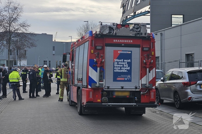 Bedrijfspand deels ingestort
