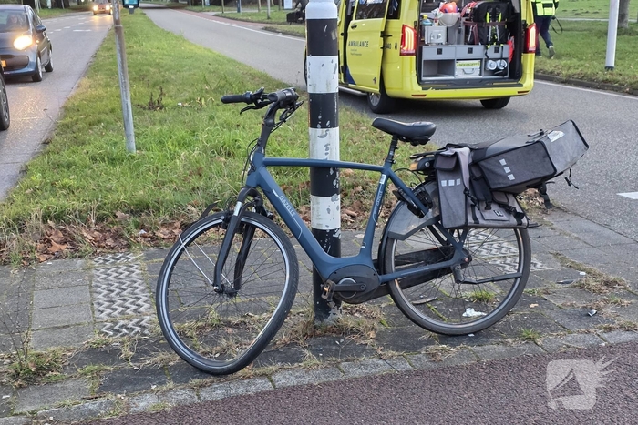 Fietser gewond bij aanrijding met voertuig